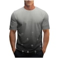 thumbnail image 1 of Camisetas de Manga Larga para Hombres, Camiseta Deportiva de Impresión Casual de Nueva Moda, Blusa de Cuello Redondo de Manga Corta, 1 of 9