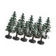 thumbnail image 1 of 10x Mini de Navidad artificial realista Micro paisaje de Navidad verde para arquitectura paisaje decoración de escritorio diseño proyectos Baoblaze miniaturas de casa de muñecas, 1 of 8