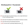 thumbnail image 3 of Amiroko USB-C to Mini DisplayPort Adapter, USB 3.1 Type C (Thunderbolt 3) to Mini DP Adapter 4K Compatible with Lenovo T470, MacBook Pro to LED Cinema Display /Dell Monitor, etc -, 3 of 6