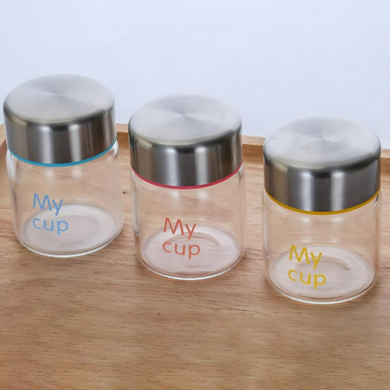Sealed Jar, Portable Juice Cup, Glass Water Cup, Food Storage, Mason Jar,  Compact Mini Cute Tumbler, Fresh-keeping Box, For Cereal, Rice, Pasta, Tea,  Nuts And Coffee Beans, Plastic Food Preservation Tank, Home