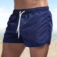thumbnail image 4 of Swim Trunks Swim Shorts for Men Quick Dry Board Shorts Bathing Suit Breathable Drawstring With Pockets for Surfing Beach Summer Pink L, 4 of 6