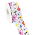 thumbnail image 1 of New Designs 50 Yards Flower Pattern Printed Grosgrain satin Ribbon DIY Hairs Accessories Jiayi, 1 of 7