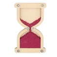 thumbnail image 1 of figatia Kit de Tableau d'Activités en Bois Sablier Compétences de Base Jouet Éducatif Activités d'Apprentissage Rouge Prune, 1 of 9