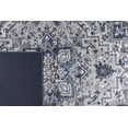 thumbnail image 3 of L'Baiet Lyla Blue Traditional Washable 5 ft. x 7 ft. Fabric Area Rug, 3 of 8