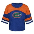 thumbnail image 2 of Girls Youth Royal Florida Gators Sunday Friday Sleeve Stripe Jersey T-Shirt, 2 of 3