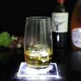 thumbnail image 3 of LINLIN LED Cup Holder Lights, 10cm Colour Changing LED Drinks Coasters LED Cocktail Coasters Light Up Coasters for Club Wedding Bar Party Decoration, 3 of 7