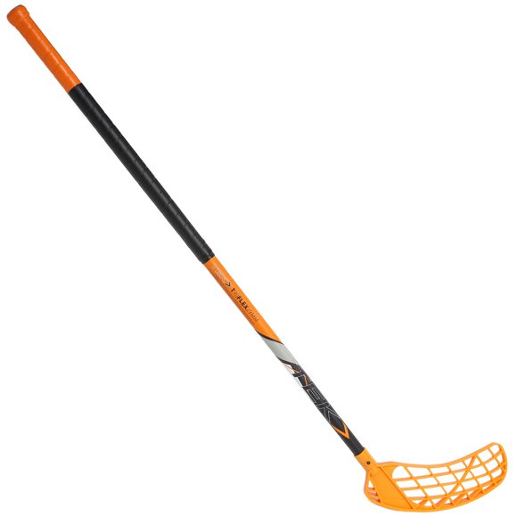 Powertek V3.0 TEK Floorball Stick – Orange/RightHanded/100cm 260gr 26mm