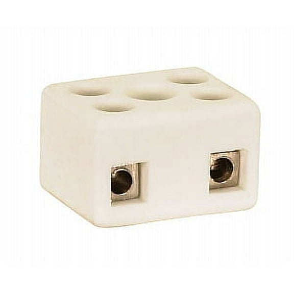 Satco Porcelain 4 Terminal Wire Connector