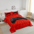 thumbnail image 3 of Erosebridal Boys Gamepad Bedding Twin Comforter Set,Video Game Down Comforter,Spider Web Decor,Reversible,2-Piece, 3 of 8