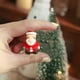 thumbnail image 3 of Figuras de Papá Noel de vidrio soplado hechas a mano para decoración de regalos navideños, 3 of 6