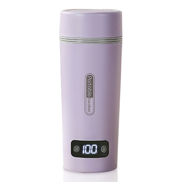 Mini Electric Kettle, Portable Electric Kettle for Boiling Water, 350ml Stainless Steel Leak Proof Personal Hot Water Boiler with 4 Variable Presets Keep Warm Function for Travel