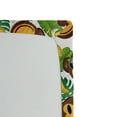 thumbnail image 3 of Ambesonne Emoji Fitted Sheet, Cheery Monkeys Banana Lover, Full Size, Fern Green Brown Orange, 3 of 3