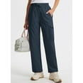 thumbnail image 3 of Rosvigor Womens Hiking Cargo Pants Lightweight Cargo Quick Dry Nylon Pants Travel Trousers With Pockets, 3 of 8