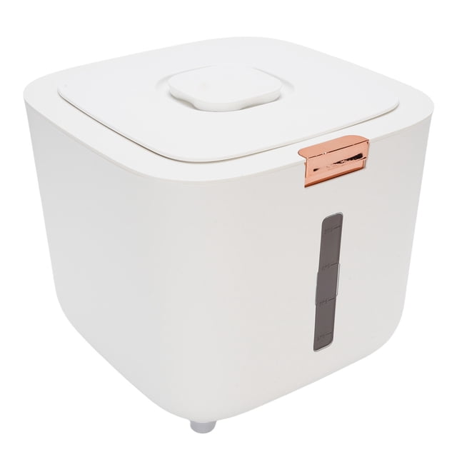 Dispensador De Arroz, Dispensador De Arroz Hermético Multiusos Con Ventana Transparente De 11 Libras Para El Hogar