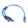 thumbnail image 4 of BELOVING RCA Audio Cable RCA Splitter Cable Adapter for Stereo Speaker Audio System 1 Female to 2 Male, 4 of 9