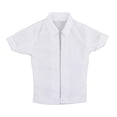 thumbnail image 1 of segolike Costume Chemise à Manches Courtes pour Homme 1/12 Vêtements de Poupée Faits à la Main pour Poupée de 6 Pouces Modèle Blanc, 1 of 9