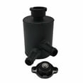 thumbnail image 2 of Aluminum Universal Radiator Coolant Expansion Overflow Header Tank Bottle W/Cap Black, 2 of 3