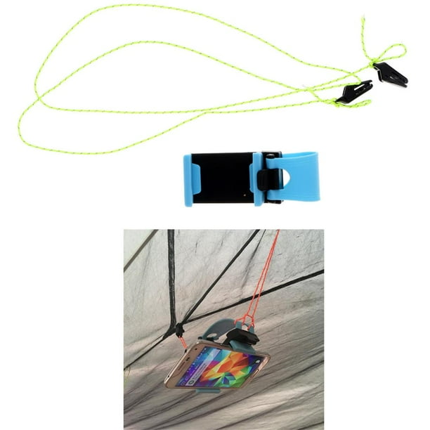 Camping Tent Watching Movies DIY Mobile Phone Holder Hanging