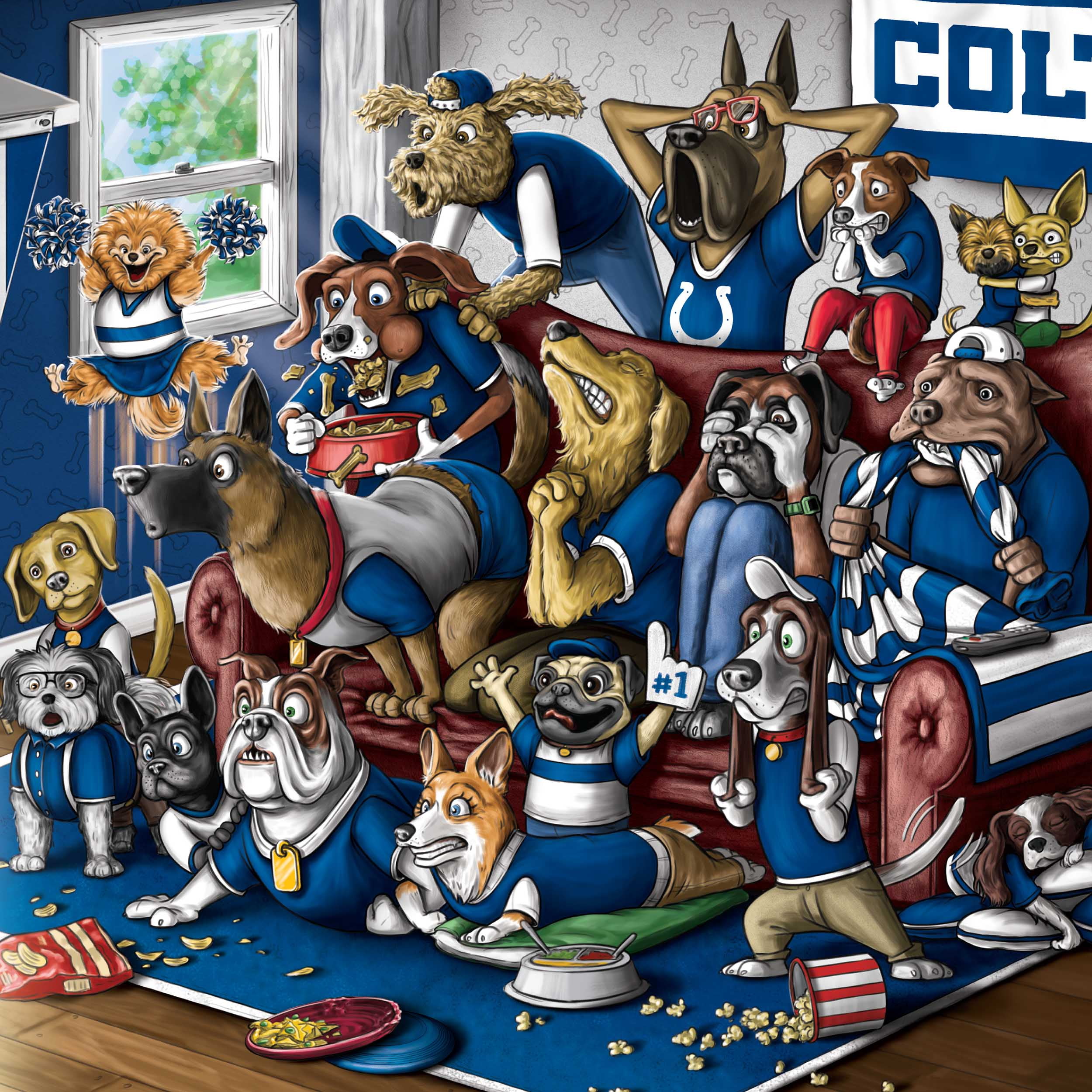 YouTheFan NFL Indianapolis Colts Purebred Fans Wall Art