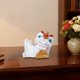 thumbnail image 5 of Figura en miniatura de gato de la suerte, adorno de mesa, decoración creativa para el salpicadero del coche. Estilo B, 5 of 9