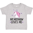 thumbnail image 3 of Inktastic My Meemaw Loves Me Unicorn Girls Toddler T-Shirt, 3 of 5