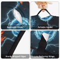 thumbnail image 6 of Basketball and Fire Black Pattern Teens Toddler Nap Mat with Pillow, Sleeping Mat Bag for Preschool Daycare 59"x22", 6 of 6