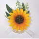 thumbnail image 4 of Muñeca de girasol artificial y conjunto para la decoración de la boda de la dama de honor del novio de la novia, 4 of 4