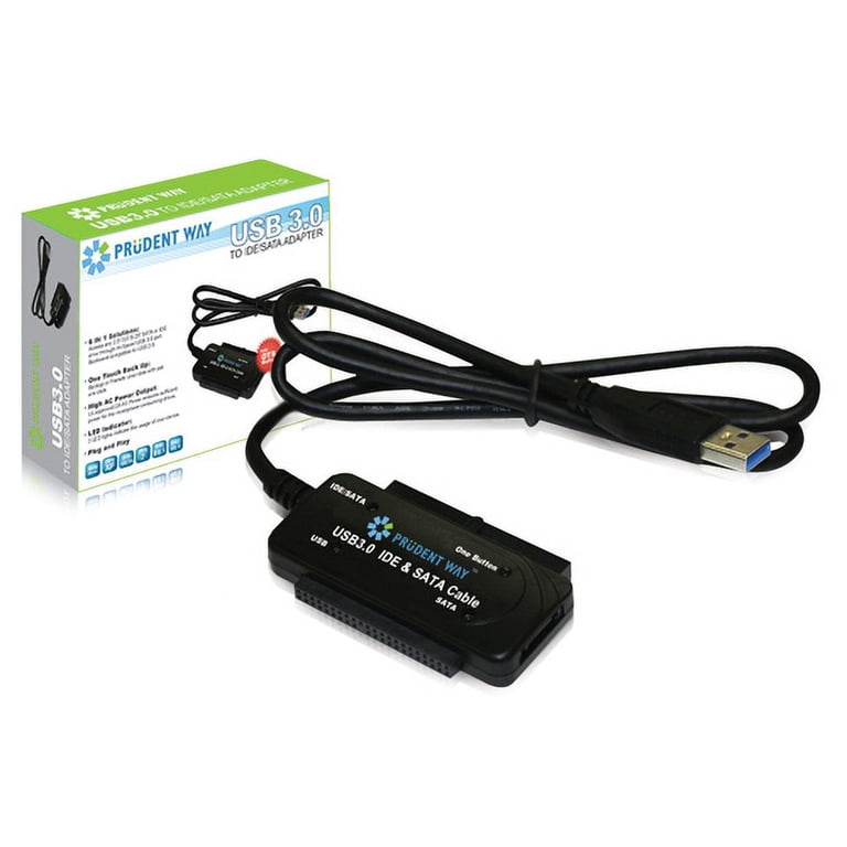 IDE & SATA to USB アダプタ UNI-AD-SAIDEU2/N Prudent Way PWI-U3-IDSA USB 3.0 To IDE & SATA Adapter - Walmart.com