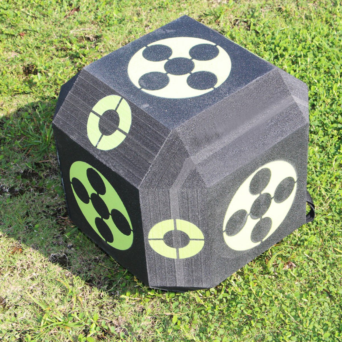 3D Cube Archery Target 18Sided High Density Self Healing XPE Outdoor