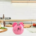 thumbnail image 2 of Kitchen Mechanical Timer 360°Rotating Countdown Loud Alarm Timer Cute for Time Management Reminder Pig Shape Manual Time, 2 of 9
