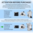 thumbnail image 5 of OE 11517597715，11517571508 Electric Engine Water Pump Compatible with BMW 220i 320i 420i 520i X1 X3 Z4, F22 F30 F34 F32 F10 F11 F25 E84 E89, N20B20 Engine L4 2.0L 135 kW, 5 of 9