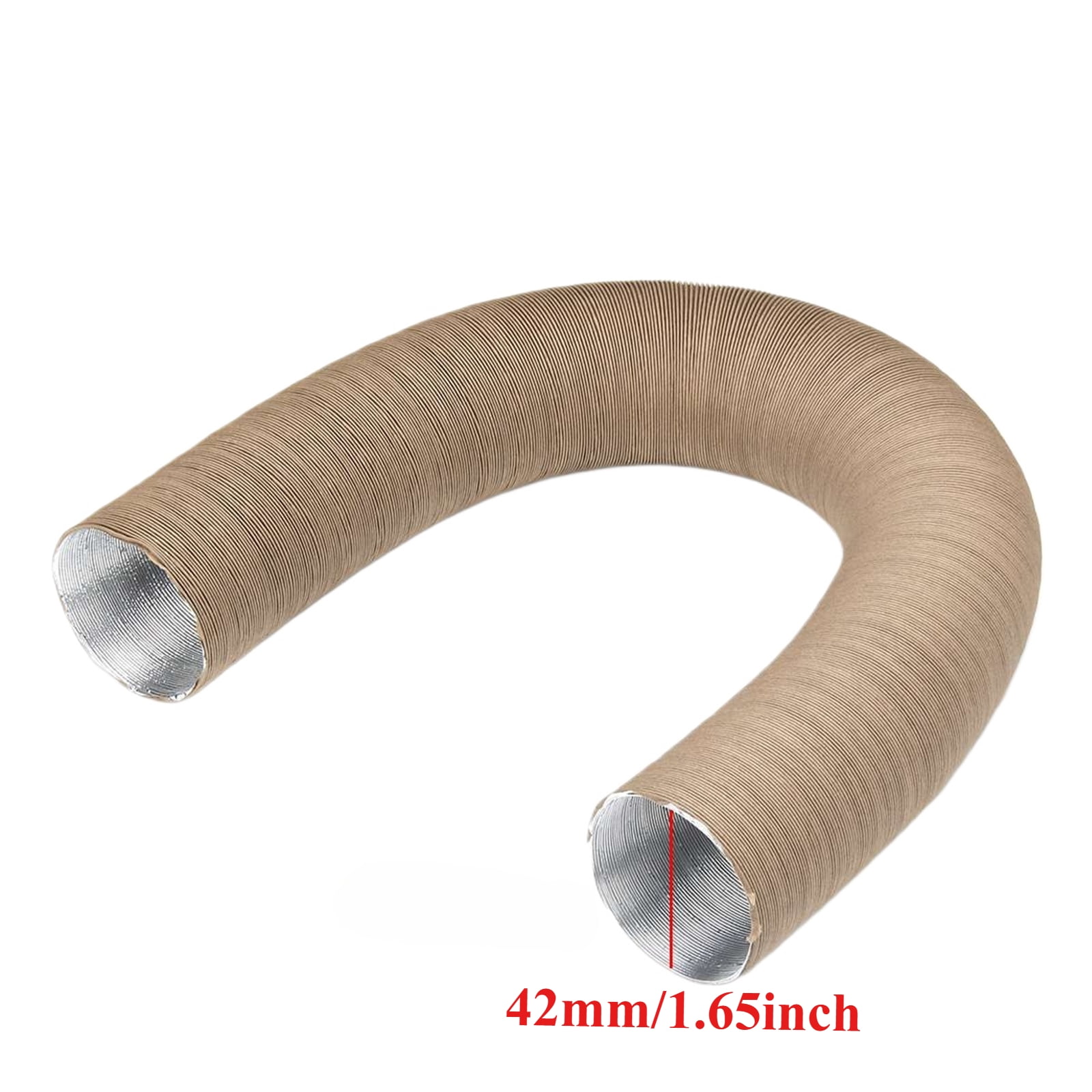 Brown Aluminum Heater Duct Pipe 300cm for Diesel Air Heaters Cars Trucks Boats Industrial Machines