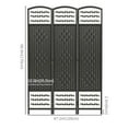 thumbnail image 3 of HOMCOM 5.6ft Folding Room Divider, Freestanding Privacy Screen for Bedroom, 3 of 10