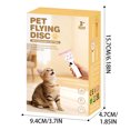 thumbnail image 4 of Cat Fetch Toy, Rechargeable Flying Disc Launcher with 6 Flying Discs, Cat Interactive Hunting Toys for Outdoor & Indoor, 4 of 9
