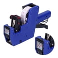 thumbnail image 4 of Price Tag Gun Coding Machine 8 Digits with 10pcs White Red Lines Sticker Labels Ink Blue, 4 of 5
