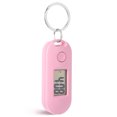 thumbnail image 1 of FELTECHELECTR Reloj llavero digital con clip, pequeño reloj de bolsillo, colgante, llavero para niños, estudiantes, enfermeras, pruebas, uso en casa, oficina y exteriores, color rosa, 1 of 4