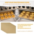 thumbnail image 4 of YSTINNG 100 PCS Air Fryer Oven Liners, 12 x 11 inch Perforated Rectangular Air Fryer Parchment Paper Disposable Liners for Ninja Foodi Air Fryer, XL Air Fryer, Cuisinart, Breville Toaster Oven, 4 of 6