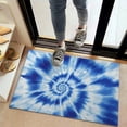 thumbnail image 2 of Blue Tie Dye Mandala Pattern Door Rugs,Washable Non Slip Door Mats Indoor,Decorative Door Mats,Entry Mat Indoor for Entrance,Bedroom,Kitchen,Bathroom,20"x32", 2 of 6