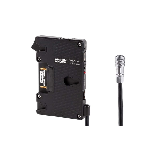 Placa de Energía Power Plate Wooden Camera WC Pro Gold Mount para BMPCC 4K y 6K