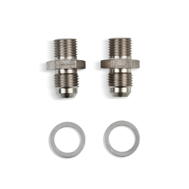 Earl's 6AN Male to 1/4-18 NPSM Adapter Fittings (2pk) Earl's 6AN Male to 1/4-18 NPSM Adapter Fittings (2pk)