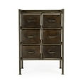 thumbnail image 6 of Butler Specialty Company Industrial Metal 6-Drawer Accent Chest - Bronze, 6 of 9