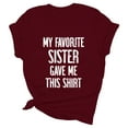 thumbnail image 5 of WEAIXIMIUNG T-Shirt à Manches Courtes pour Femmes de la Saint-Valentin, Couleur Unie, Col Rond, Lettres Anglaises Imprimées, 5 of 5