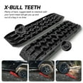 thumbnail image 4 of X-BULL Traction Track Traction Boards Kits Recovery Track 2PCS Sand Mud Snow Track Tire Ladder 4WD with Bag+Hardware Black 3.0, 4 of 14