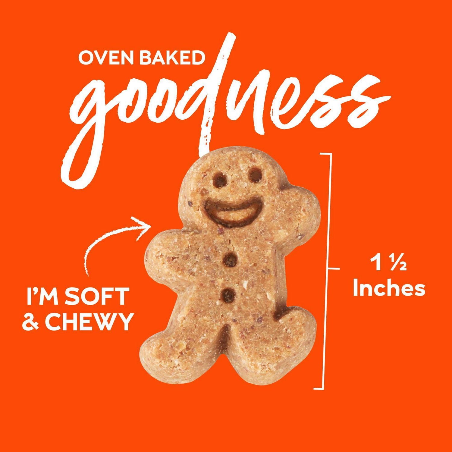 Buddy Biscuits Softies Soft & Chewy Dog Treats, Peanut Butter, 20 oz. Pouch