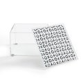 thumbnail image 2 of Society6 Amy Sia Love XO Black and White 4" x 4" Acrylic Box, 2 of 2