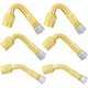 thumbnail image 1 of 6 Piezas Extensión de Válvula de Neumático, 45°, 90°, 135° Adaptador de Extensión de Válvula de Neumático Extensor de Codo, Boquilla Infladora en Ángulo para Coche Camión Motocicleta Bicicleta, 1 of 5