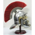 thumbnail image 6 of Thor Instruments Medieval Roman Officer Centurion Helmet Historical Armor Helmet with Red Plume Home Decor gift, 6 of 8
