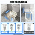 thumbnail image 3 of Resin Toilet Seat, Easy Cleaning, Decorative Toilet Seat for Bathroom, 3 of 19
