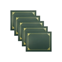 Better Office Products - Certificate cover - for - hunter green (pack of 25)