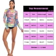 thumbnail image 3 of joogoo Womens UPF 50+ Sun Shirts Retro Palm Tree-a1 Long Sleeve UV Protection Rash Guard Tops M, 3 of 7